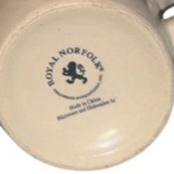 Set Of 2Royal Norfolk Stoneware Coffee Mugs - Picture 3 of 5